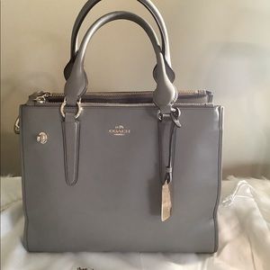 Gray Coach purse